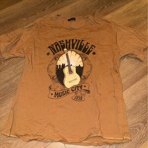 Nashville T-Shirt - Orange/Brown